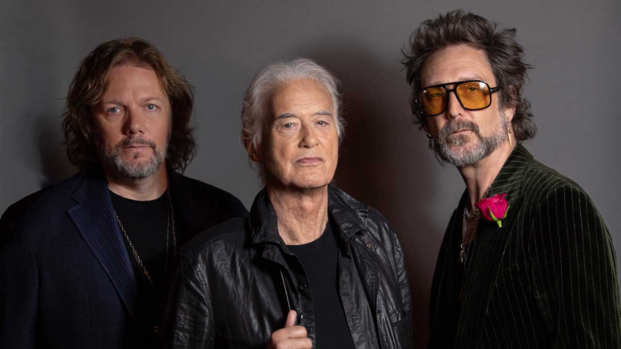 Jimmy page and Chris &amp; Rich Robinson