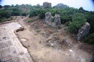 Roman mosaic in southern Turkey