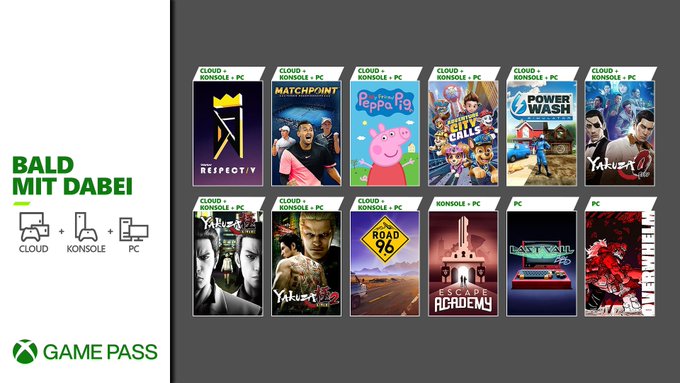 Game Pass First Half of July