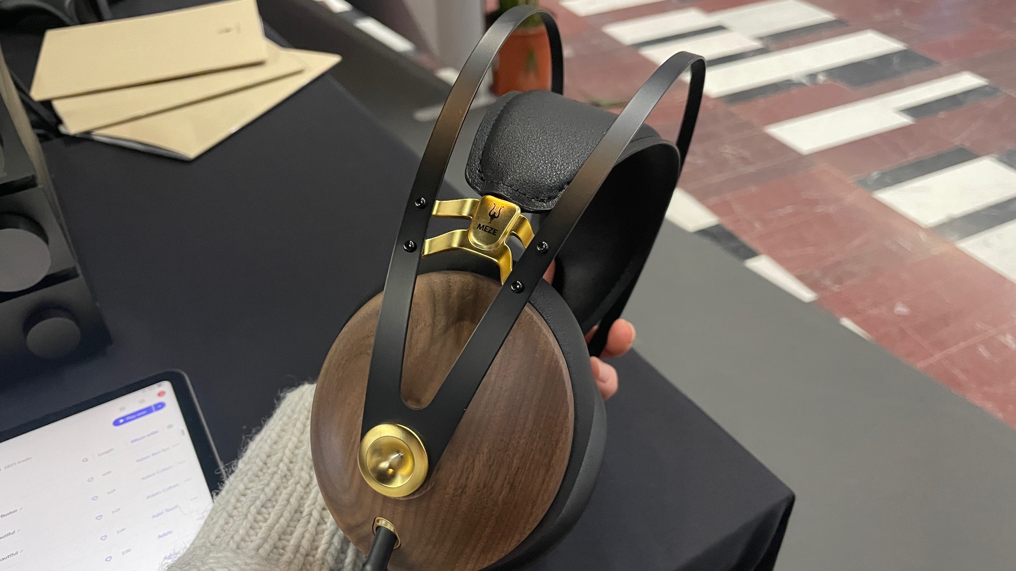 A selection of headphones TechRadar's audio editor got to try at the Paris Audio Show 2025, including options from Meze Audio, Yamaha and Audio-Technica