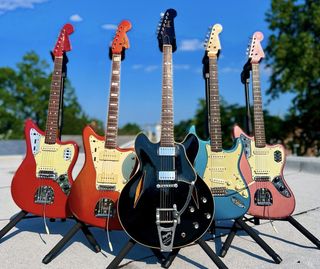 Michael Rubin's electric guitar collection