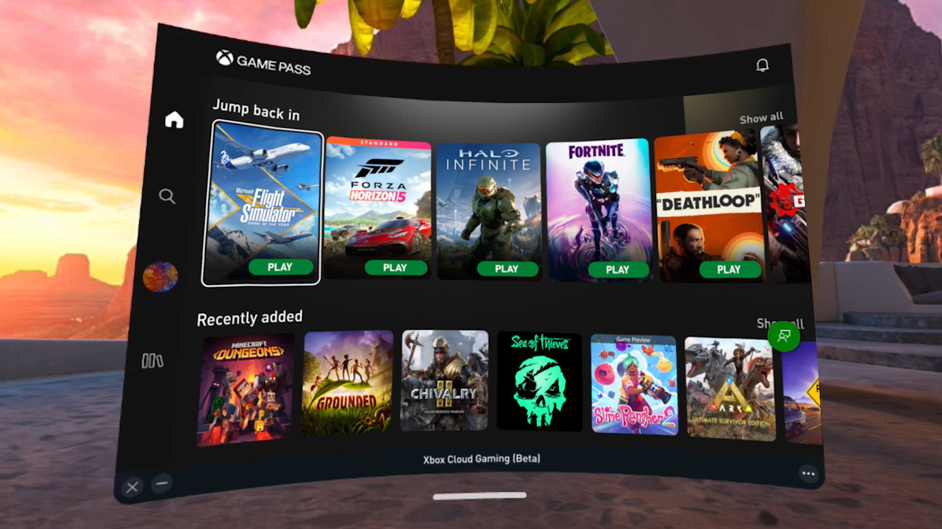 xbox game pass oculus quest 2