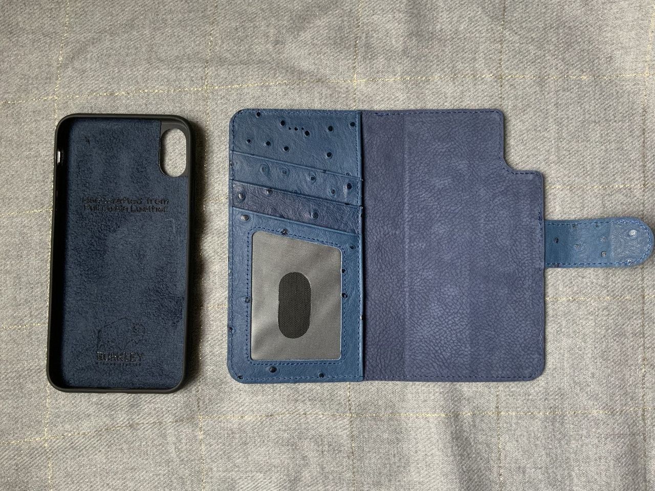 Burkley Carson 2-in-1 Leather Wallet iPhone Case