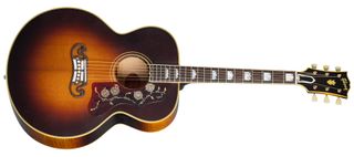 Gibson's 1957 SJ-200 Vintage Sunburst Light Aged acoustic guitar