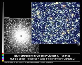 Oddball 'Blue Stragglers' Are Stellar Cannibals