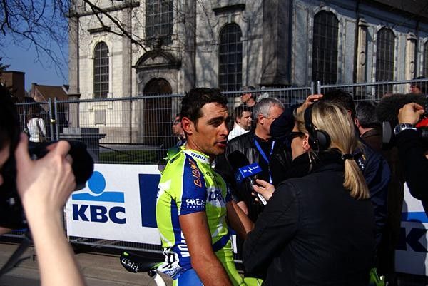 Quinziato is interviewed by Alessandra Di Stefano from RAI
