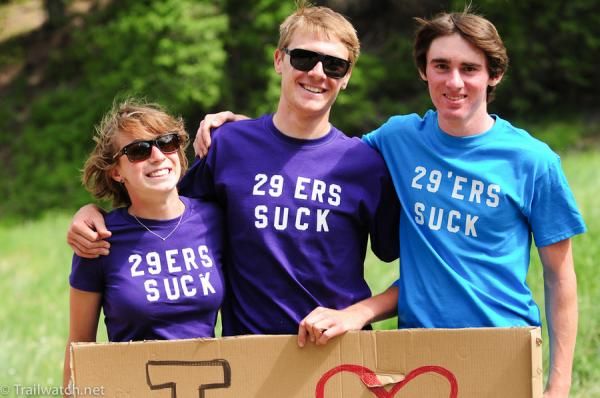 These young racers were united in their point of view