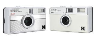 Kodak Ektar H35 and H35N cameras against a white background