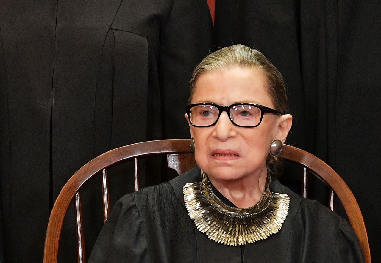 Ruth Bader Ginsburg.