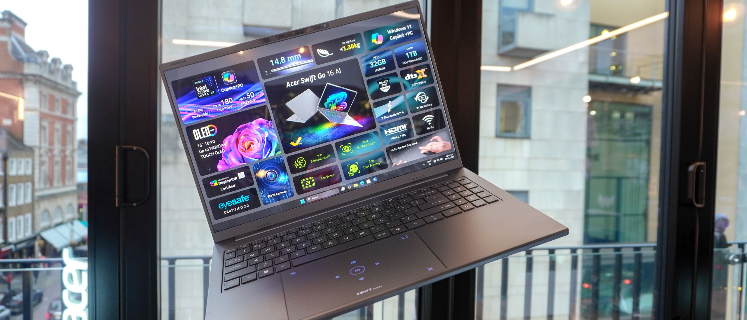 من Acer Swift Go 16 جدید را در CES بررسی کردم، و این یک لپ‌تاپ واقعا امیدوارکننده است.
