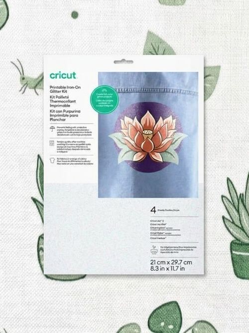 Printable Iron-On Glitter Kit &ndash; A4 (4 Ct)