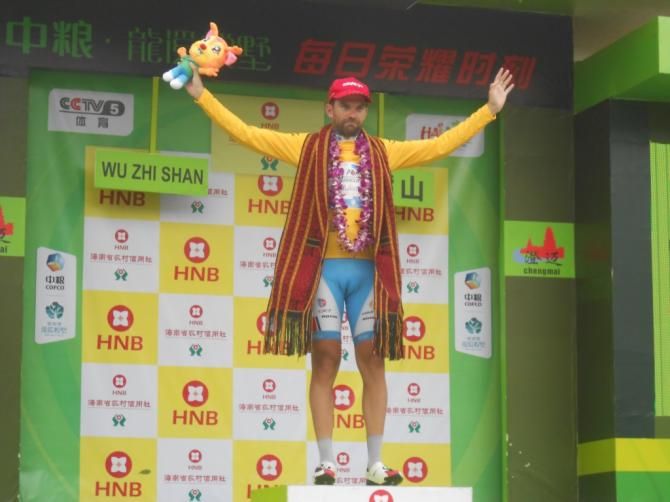 Julien Antomarchi (La Pomme Marseille) in the lead at the Tour of Hainan.