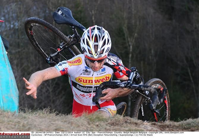 Pauwels makes it to the top of the steep run-up