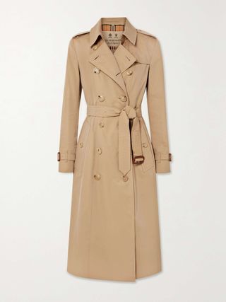 Chelsea Long Organic Cotton-Gabardine Trench Coat