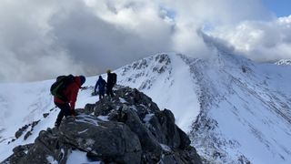 Mountaineers on the Ring of Steall