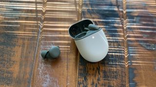 Google Pixel Buds A-Series on table