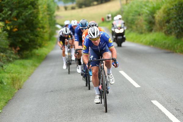 Mark Cavendish in the breakaway on stage 6 of the Tour of Britain