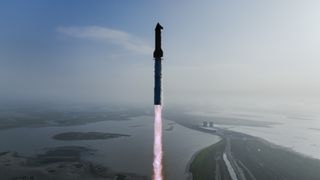SpaceX's Starship megarocket launches on its ninth-ever test flight on May 27, 2025.