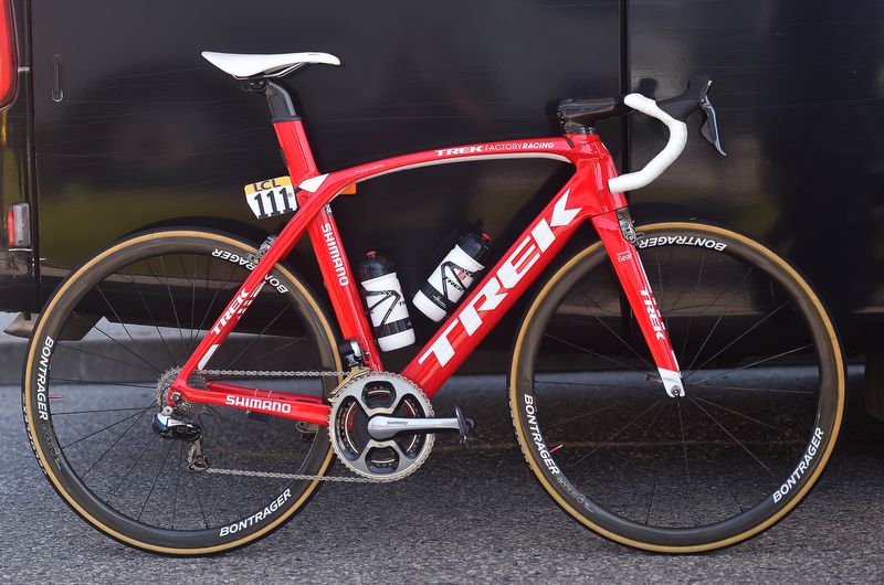 Bauke Mollema's new Trek madone on show