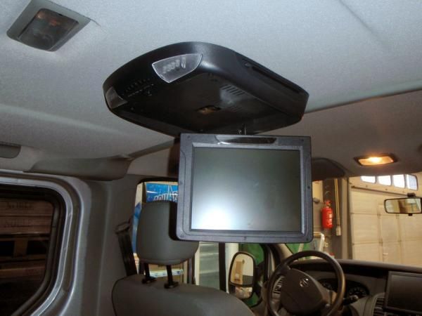 Meersmann didn't have too much trouble organising TV screens for the VIP cars from team sponsor RadioShack