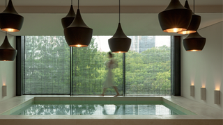 Swimming pool at PuLi Hotel and Spa, Shanghai.