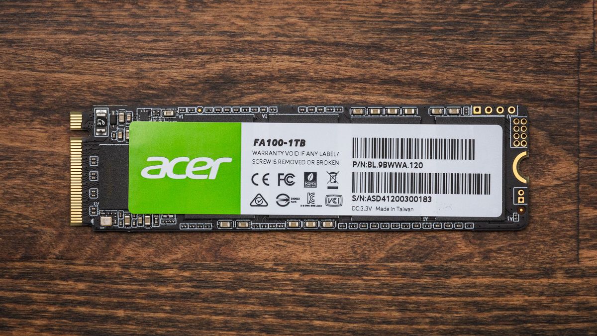 Acer FA100 NVMe SSD Review: Low-cost, DRAM-less | Tom's Hardware