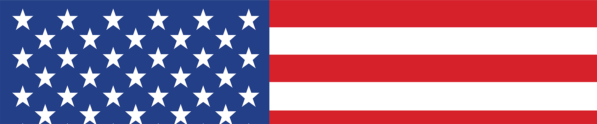 Ein Stück der US-Flagge