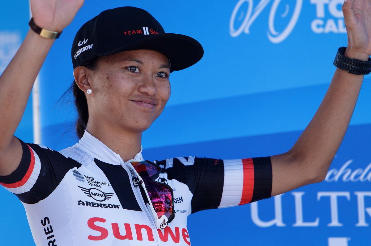 Third place went to Coryn Rivera (Team Sunweb)