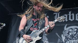 Zakk Wylde with Black Label Society performs in concert in the 2006 Ozzfest Tour closer, at the Sound Advice Amphitheater in West Palm Beach, Florida on August 13, 2006. (UPI Photo/Michael Bush)Contributor: UPI / Alamy Stock Photo
