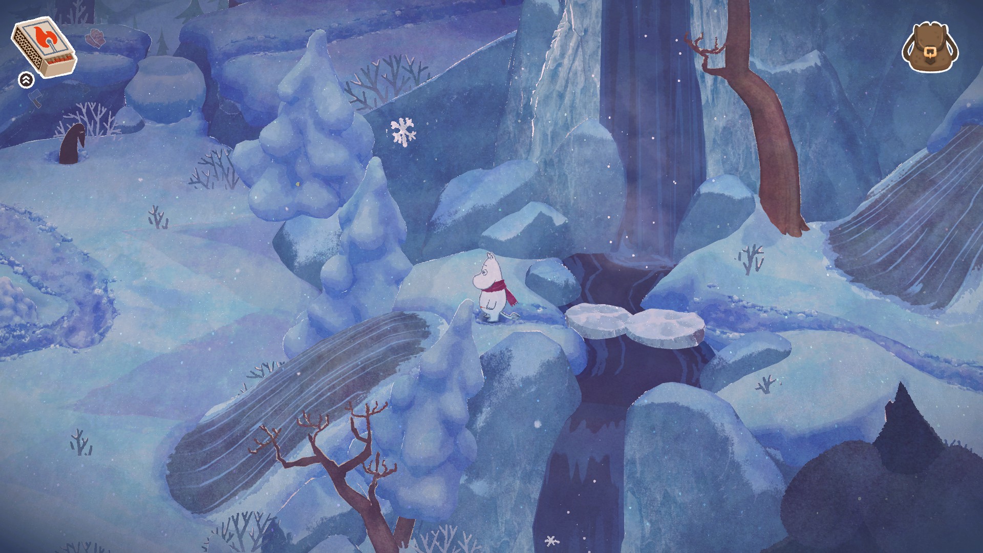 Moomintroll: Winter's Warmth, a cozy game based on the books by Tove Jansson