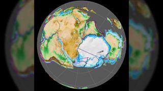 A map of an ancient supercontinent