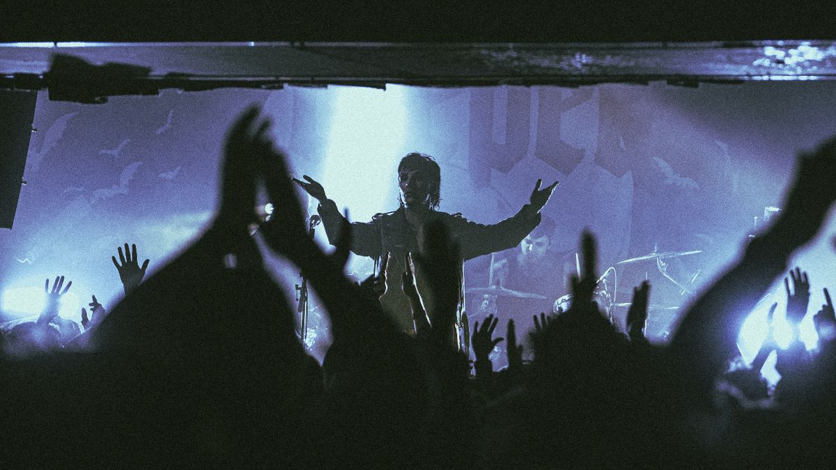 Creeper on stage in Brighton