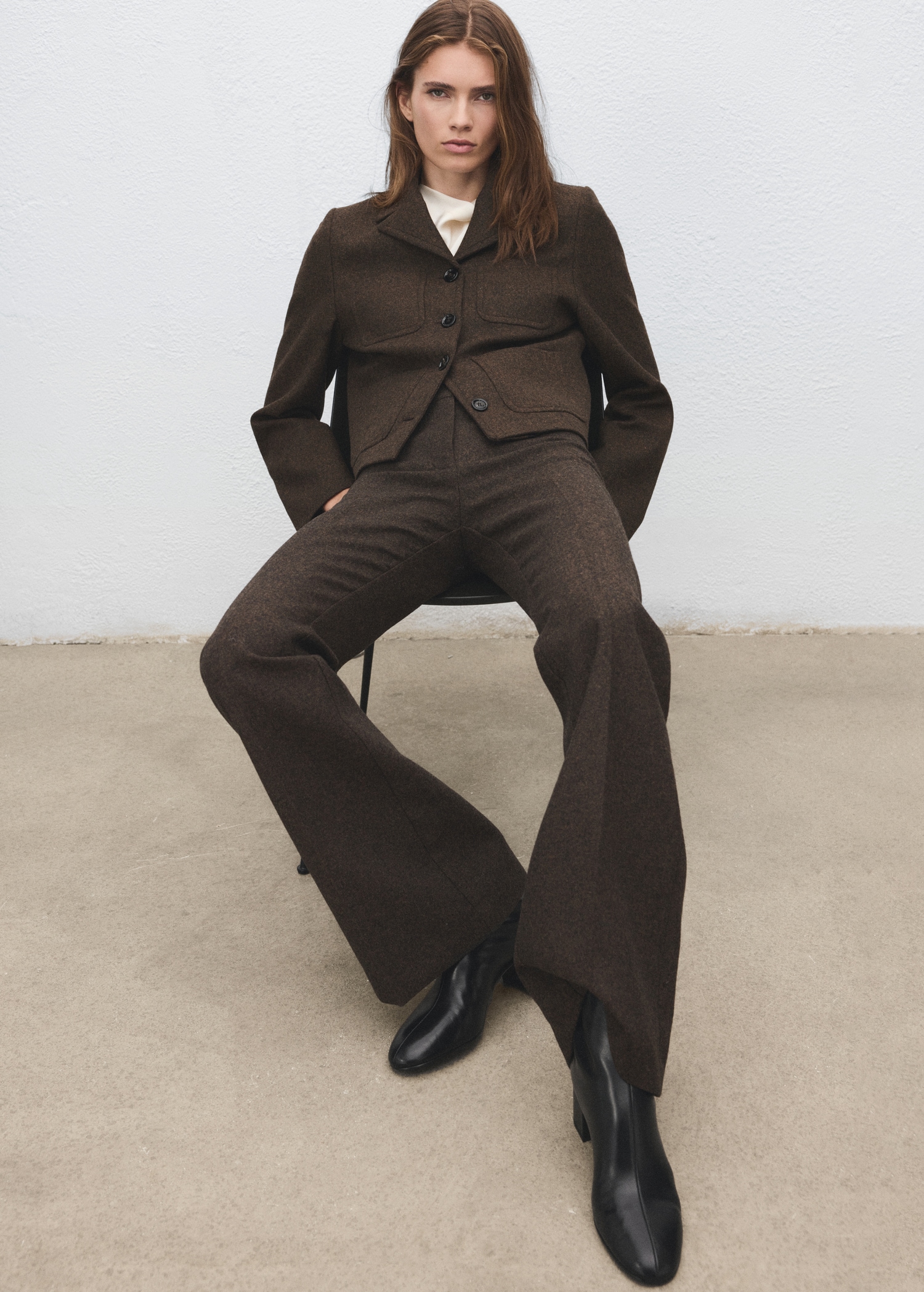 Round-Toe Block-Heel Ankle Boots - Women | Mango United Kingdom