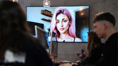 A virtual model developed by a Spanish marketing company called The Clueless