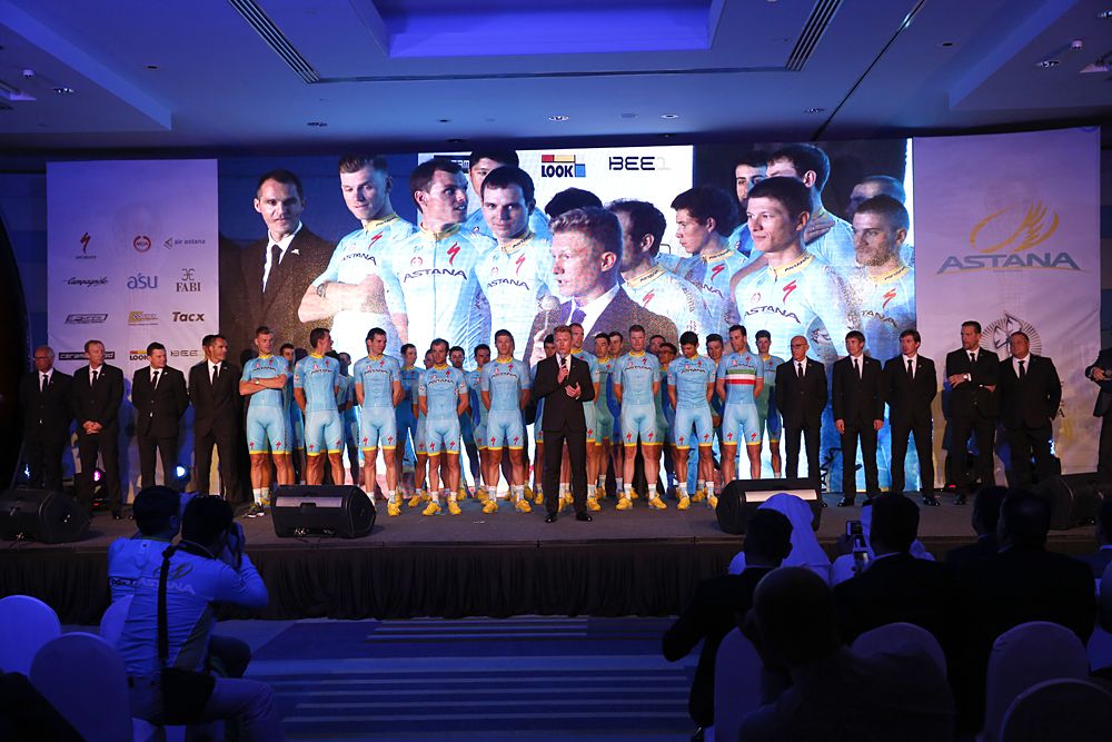 The 2015 Astana team is presented in Dubai