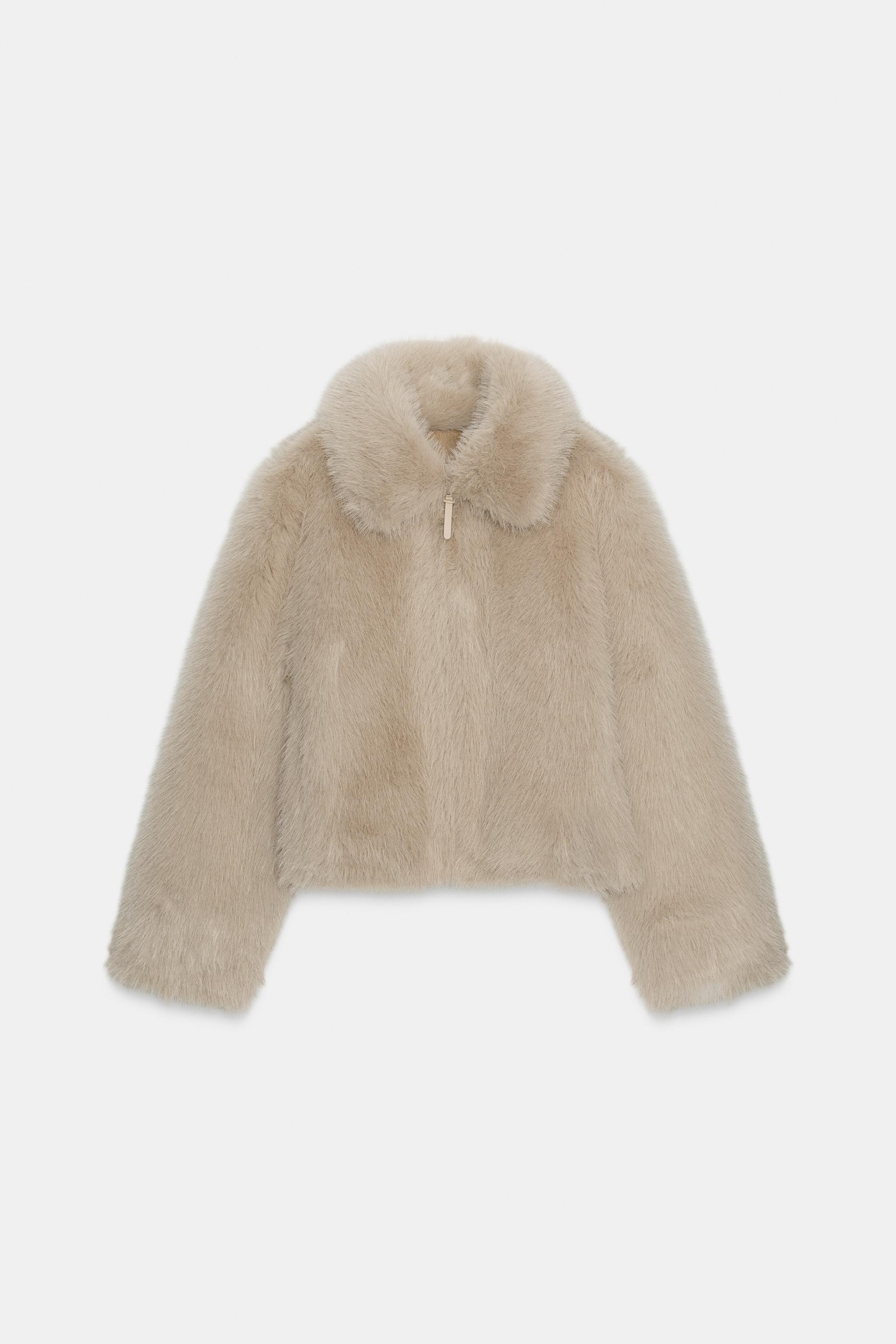 Double-Faced Faux Fur Jacket