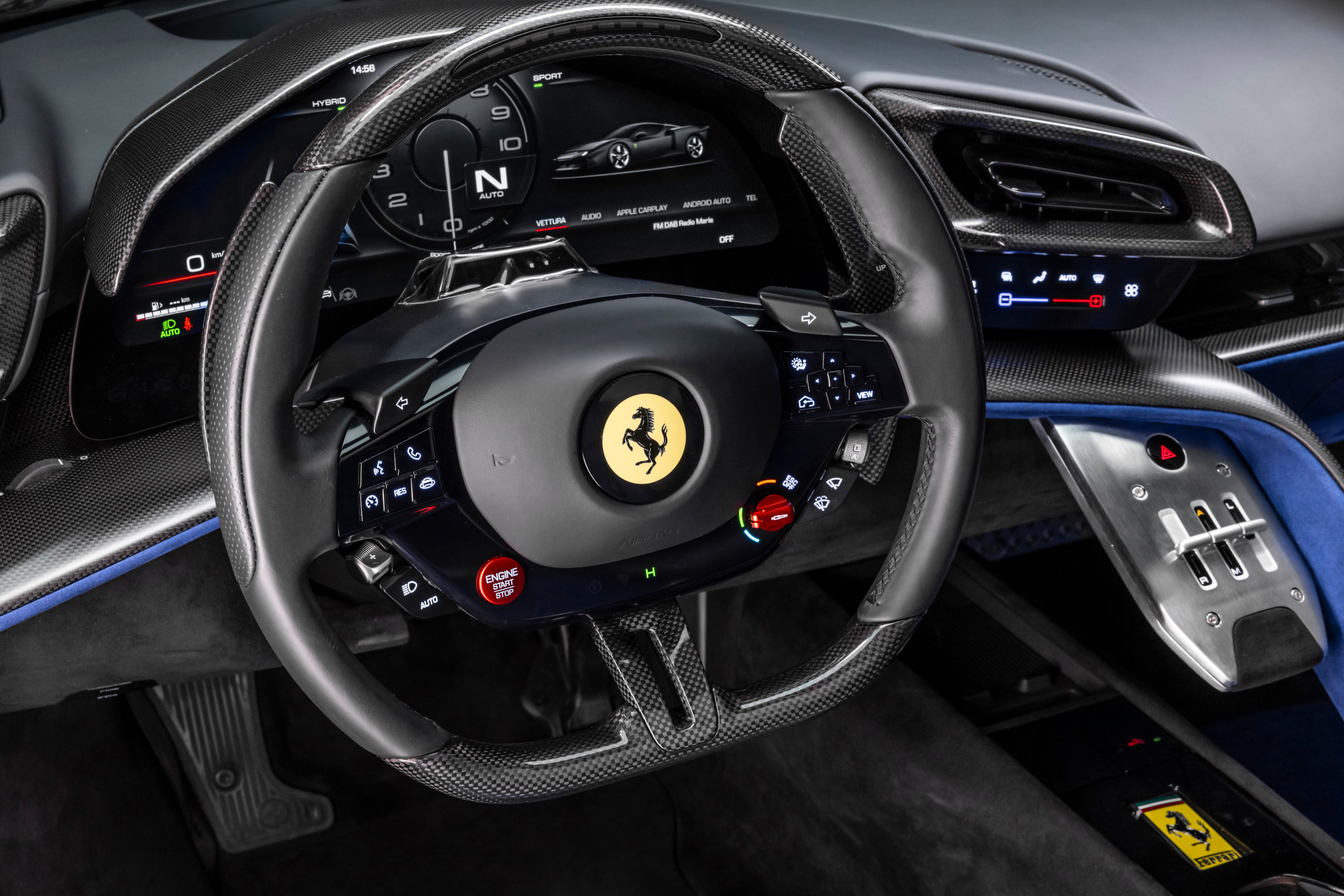Ferrari 849 Testarossa steering wheel