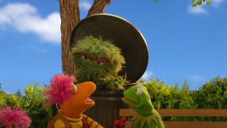 Gobo ,Kermit and Oscar in Jim Henson Birthday tribute