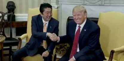 President Trump and Japan PM Abe Shinzo