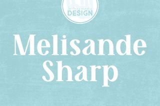 Sample of Melisande Sharp, one of the best free serif fonts