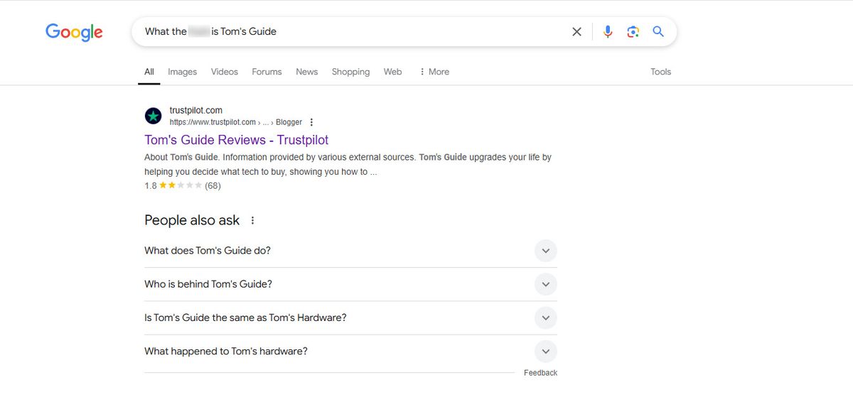 Swearing at AI to avoid overviews