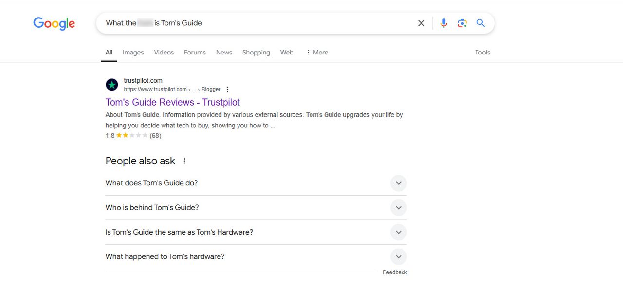 Swearing at AI to avoid overviews