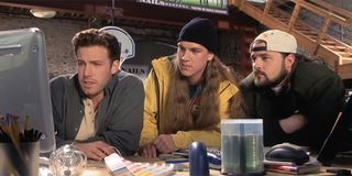 Ben Affleck, Jason Mewes, and Kevin Smith in Jay and Silent Bob Strike Back
