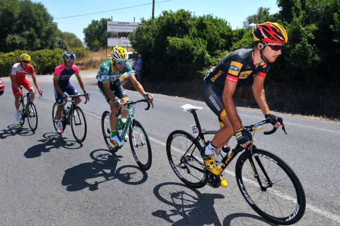 Jaco Venter (MTN-Qhubeka) leading the breakaway