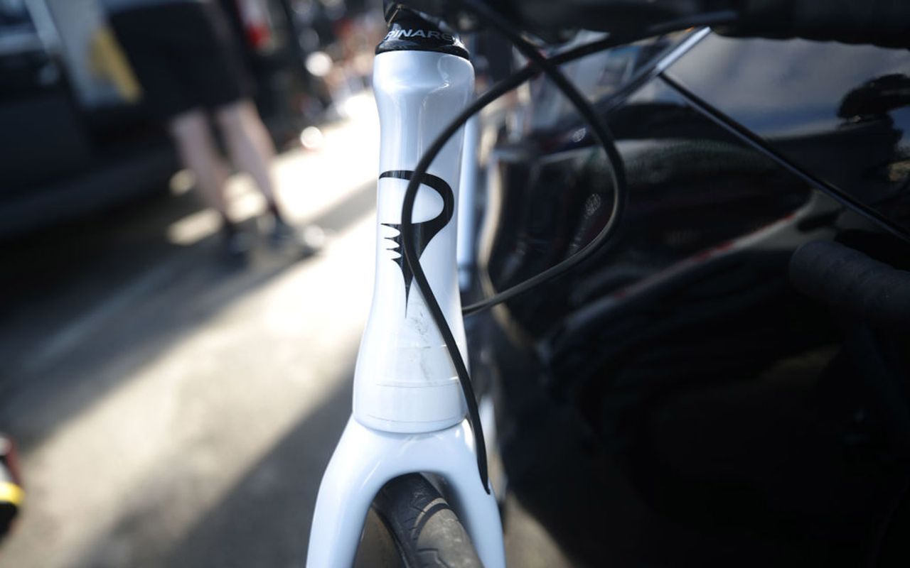 The wireless setup of the groupset offers a tidier front end than normal