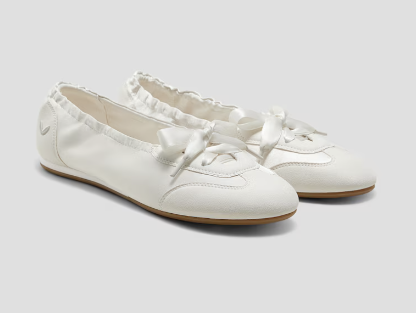 Vivaia, Round-Toe Satin Sneakerina