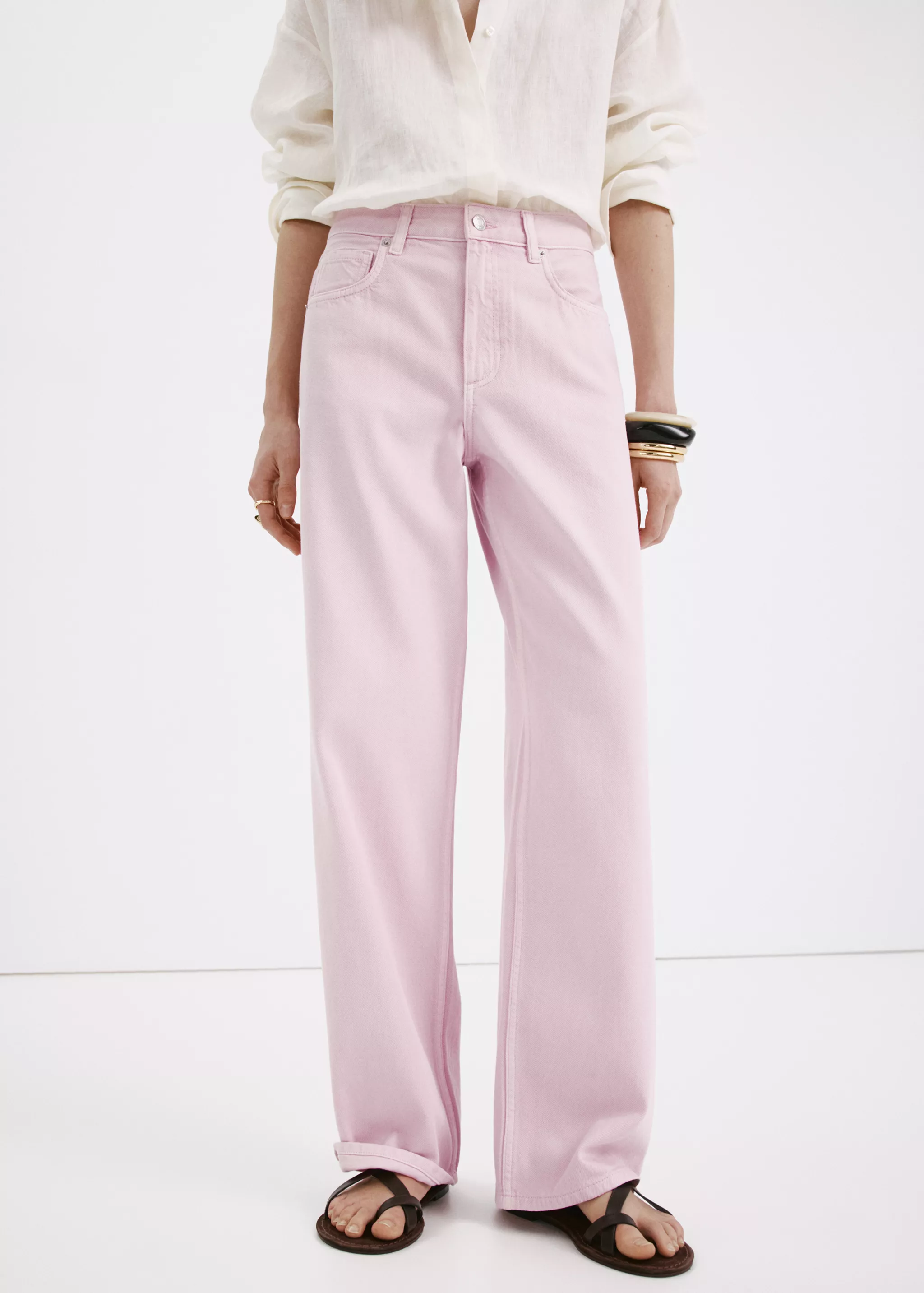 Straight Low-Waist Jeans - Women | Mango Usa