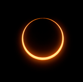 Astronomer Jay Pasachoff sent in this photo on May 10, 2013 capturing the annular solar eclipse at the moment of the "ring of fire.” He took the image from a site 43 miles (70 km) north of Tennant Creek, Northern Territories, Australia using a Nikon D600 FX and a 4000-mm Nikkor lens with a Thousand Oaks Optical filter.