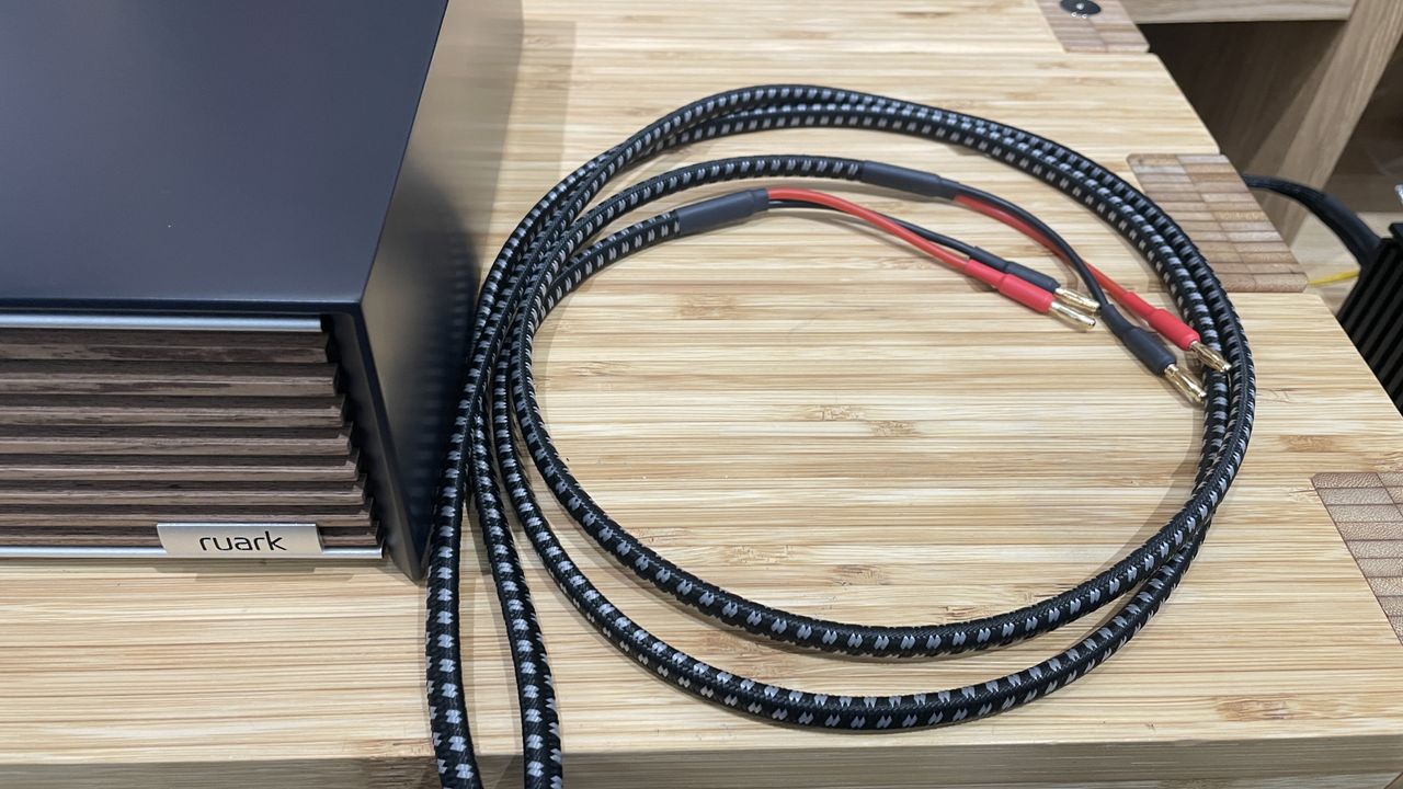 Speakers cables included with the Ruark R610