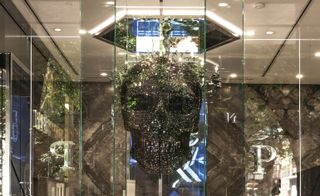 Skull greets visitors in the foyer